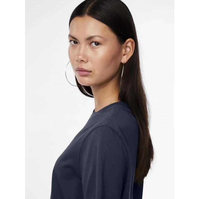 Only Pieces 17140802 0 Yaka Kadin Body - Lacivert