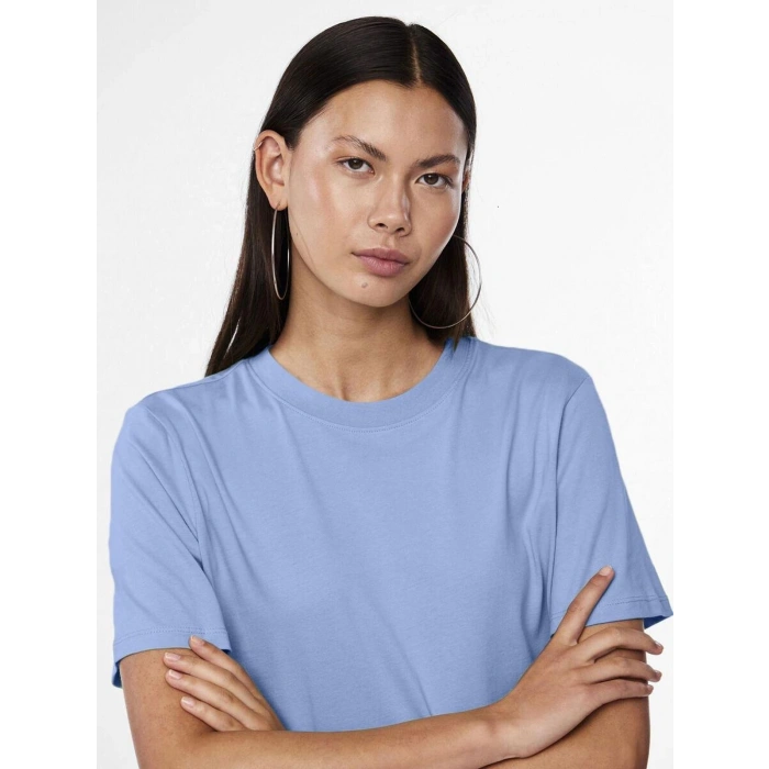 Only Pieces 17140802 0 Yaka Kadin Body - Mavi