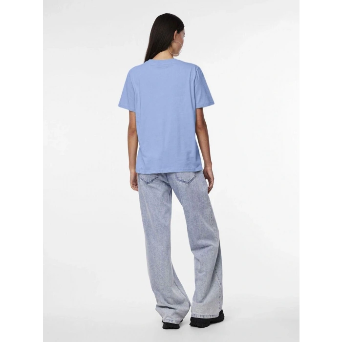 Only Pieces 17140802 0 Yaka Kadin Body - Mavi