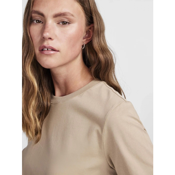 Only Pieces 17140802 0 Yaka Kadin Body - Toprak