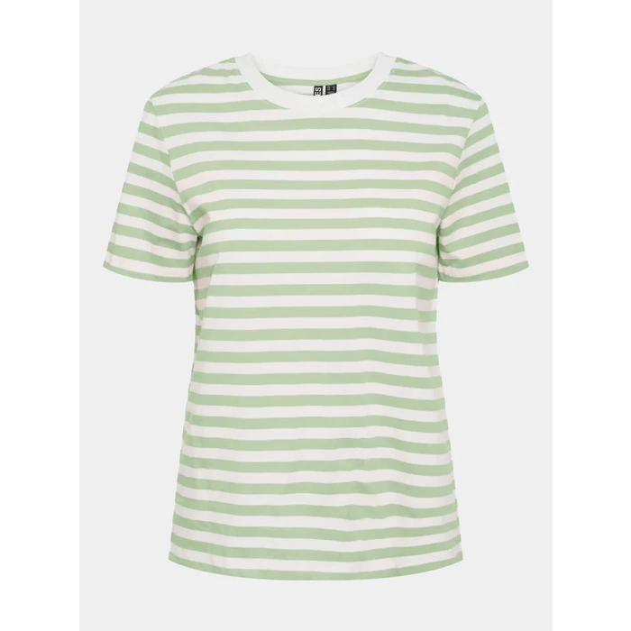 Only Pieces 17140802 0 Yaka Kadin Body - Yesil Cizgili