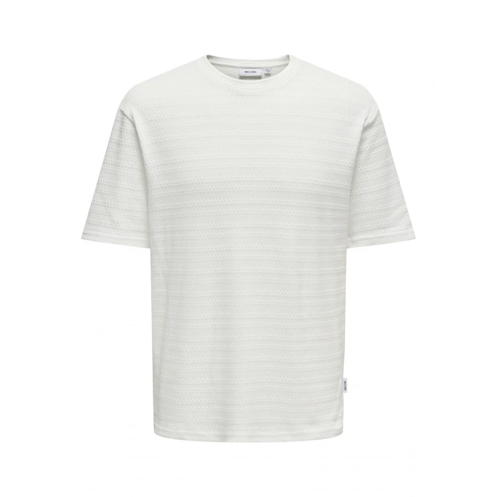 Only&sons 22031761 Erkek Tshirt - Ekru
