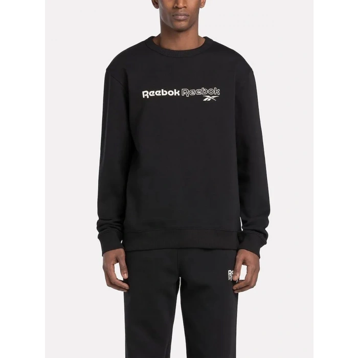 Reebok 0 Yaka Ri Brand Proud 0 Yaka Erkek Sweat - Siyah