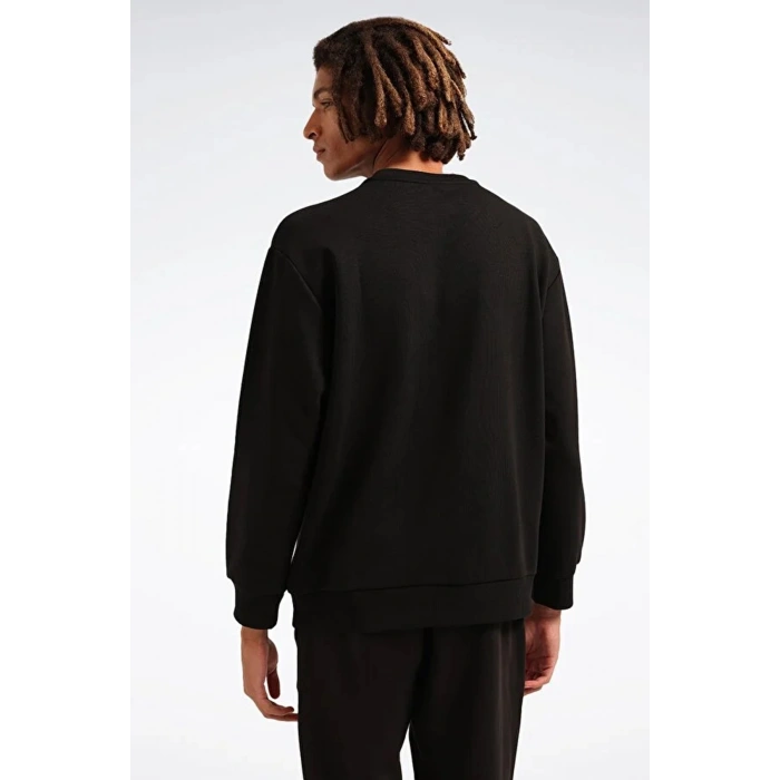 Reebok New Id Reg Crew 0 Yaka Erkek Sweat - Siyah