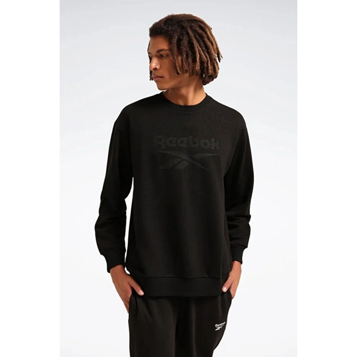 Reebok New Id Reg Crew 0 Yaka Erkek Sweat - Siyah
