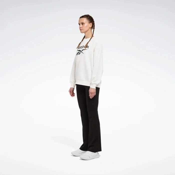 Reebok New Id Reg Crew 0 Yaka Kadin Sweat - Ekru