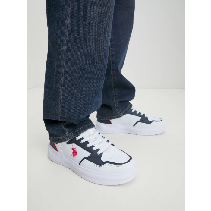 U.s Polo Assn. Alucard Erkek Ayakkabi - Beyaz Lacivert