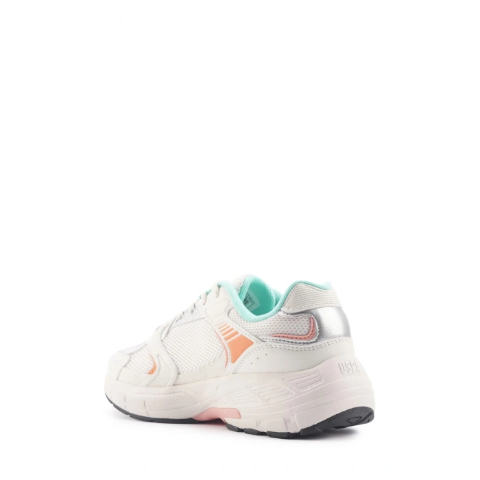 U.s.polo Assn. Felix Kadin Ayakkabi - Bej Turuncu Yesil