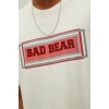 Bad Bear 22.01.07.047 Mesh Bad Bear Yazili Ustu File Kisa Kol Erkek Tshirt - Krem