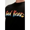 Bad Bear 23.01.07.008 Renkli Bad Bear Yazili Kisa Kol Erkek Tshirt - Siyah