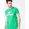 Bad Bear Bad Bear Tee 0 Yaka Erkek Tshirt - Yesil Beyaz