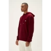 Bad Bear Long Story Hoodie Kapsonlu Erkek Sweat - Kirmizi