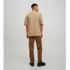 Jack&jones 12213543 0 Yaka Erkek Tshirt - Sutlu Kahve