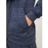 Jack&jones 12215381 Kapsonlu Fermuarli Erkek Sweat - Lacivert