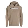 Jack&jones 12219814 Kapsonlu Erkek Sweat - Camel