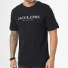 Jack&jones 12227649 0 Yaka Erkek Tshirt - Siyah