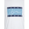 Jack&jones 12228254 0 Yaka Erkek Tshirt - Beyaz