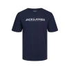 Jack&jones 12234759 0 Yaka Erkek Tshirt - Lacivert