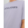 Jack&jones 12234759 0 Yaka Erkek Tshirt - Lila