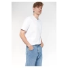 Mavi 066248 0 Yaka On Tek Cep Erkek Tshirt - Beyaz