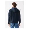 Mavi 066979 Kapsonlu Fermuarli Erkek Sweat - Lacivert