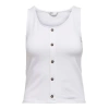 Only 15192575 5 Dugme Bayan Body - Beyaz