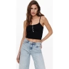 Only 15269908 Askili 5 Dugme Bayan Body - Siyah