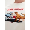 Bad Bear Boss 0 Yaka Erkek Tshirt - Ekru