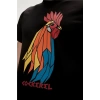 Bad Bear Cockerel 0 Yaka Erkek Tshirt - Siyah