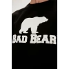 Bad Bear Logo Crewneck 0 Yaka Erkek Sweat - Siyah