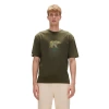 Bad Bear Re-finger 0 Yaka Erkek Tshirt - Haki