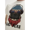 Bad Bear Reckless 0 Yaka Erkek Tshirt - Ekru
