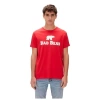 Bad Bear Tee 0 Yaka Erkek Tshirt - Kirmizi