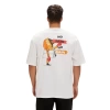 Badbear Gain 0 Yaka Erkek Tshirt - Ekru