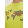 Badbear Globe Erkek Tshirt - Neon Yesil