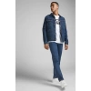 Jack&jones 12151955 0 Yaka Erkek Tshirt - Beyaz