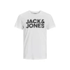 Jack&jones 12151955 0 Yaka Erkek Tshirt - Beyaz
