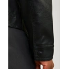 Jack&jones 12182461 Erkek Deri Mont - Siyah