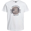 Jack&jones 12229755 0 Yaka Erkek Tshirt - Beyaz