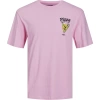 Jack&jones 12232251 0 Yaka Erkek Tshirt - Pembe
