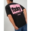 Jack&jones 12232265 0 Yaka Erkek Tshirt - Siyah