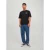 Jack&jones 12232265 0 Yaka Erkek Tshirt - Siyah
