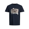 Jack&jones 12233600 0 Yaka Erkek Tshirt - Lacivert