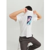Jack&jones 12234214 0 Yaka Erkek Tshirt - Beyaz