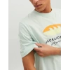 Jack&jones 12234214 0 Yaka Erkek Tshirt - Yesil