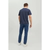 Jack&jones 12234309 0 Yaka Erkek Tshirt - Lacivert