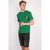 Jack&jones 12235164 0 Yaka Erkek Tshirt - Yesil
