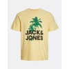 Jack&jones 12238850 0 Yaka Erkek Tshirt - Sari