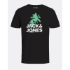 Jack&jones 12238850 0 Yaka Erkek Tshirt - Siyah