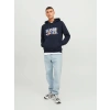 Jack&jones 12240214 Kapsonlu Erkek Sweat - Lacivert